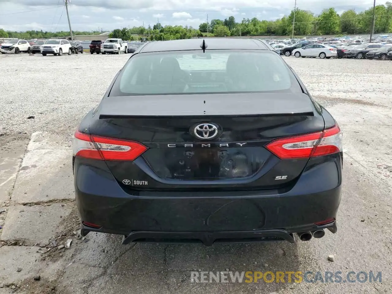6 fotografías del automóvil dañado 4T1G11AK6LU953919 TOYOTA CAMRY 2020