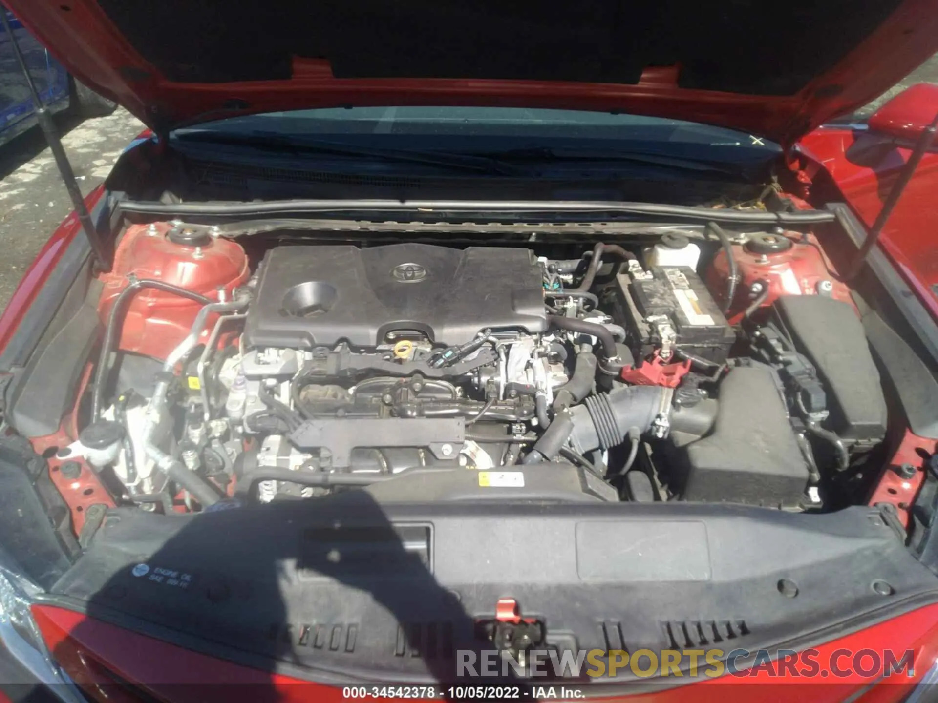 10 fotografías del automóvil dañado 4T1G11AK7LU305621 TOYOTA CAMRY 2020