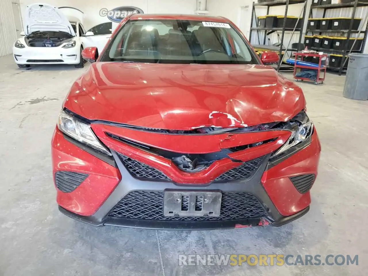 5 fotografías del automóvil dañado 4T1G11AK7LU323553 TOYOTA CAMRY 2020