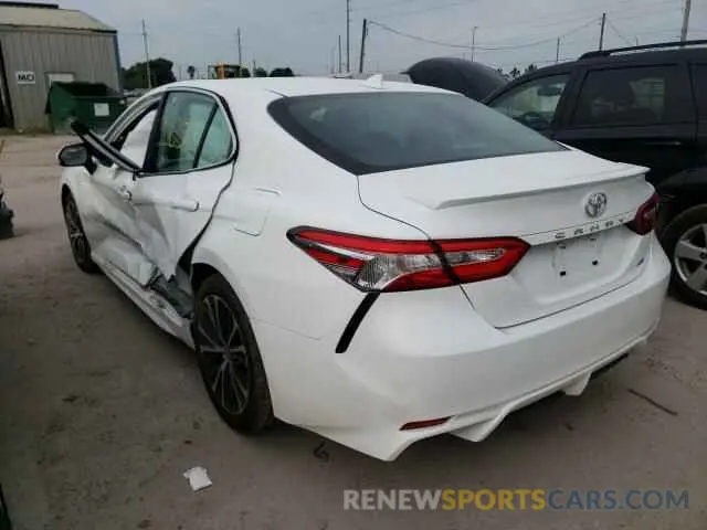 3 fotografías del automóvil dañado 4T1G11AK7LU385079 TOYOTA CAMRY 2020