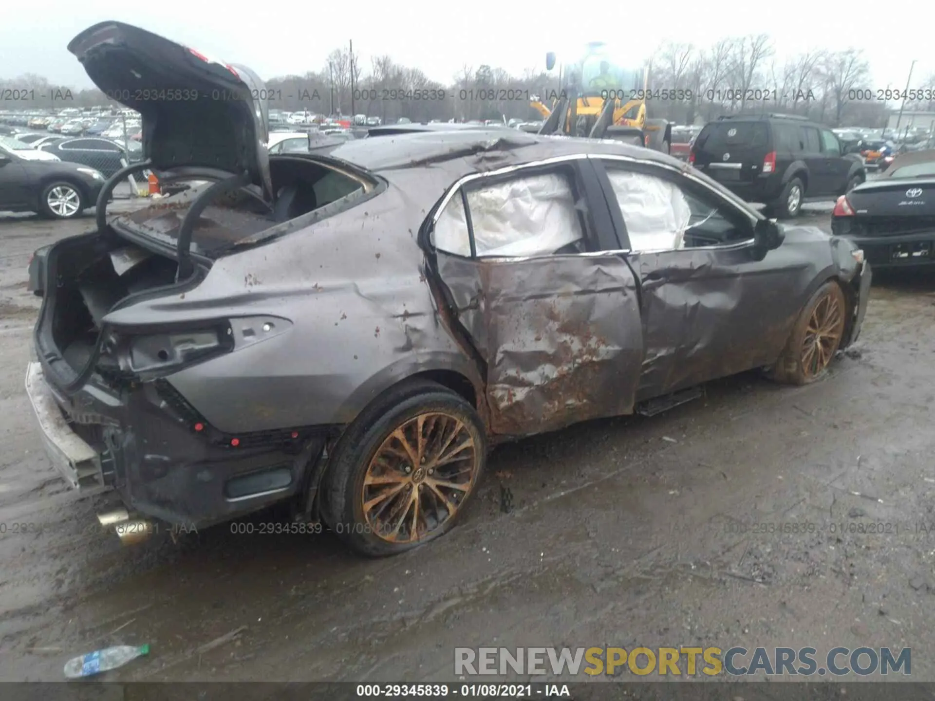 4 fotografías del automóvil dañado 4T1G11AK7LU945151 TOYOTA CAMRY 2020