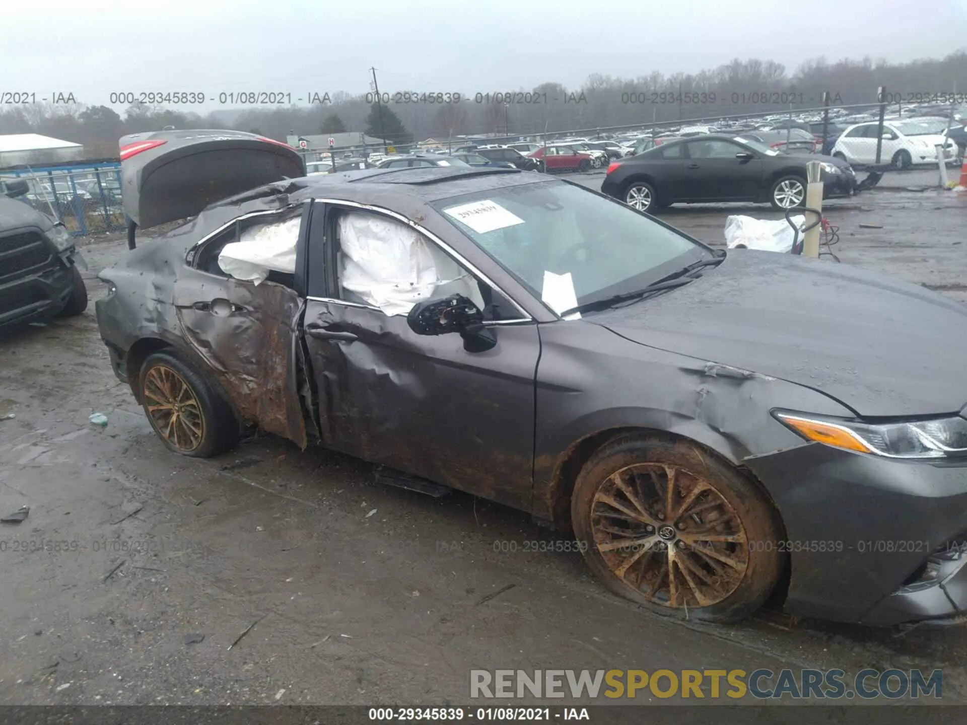 6 fotografías del automóvil dañado 4T1G11AK7LU945151 TOYOTA CAMRY 2020