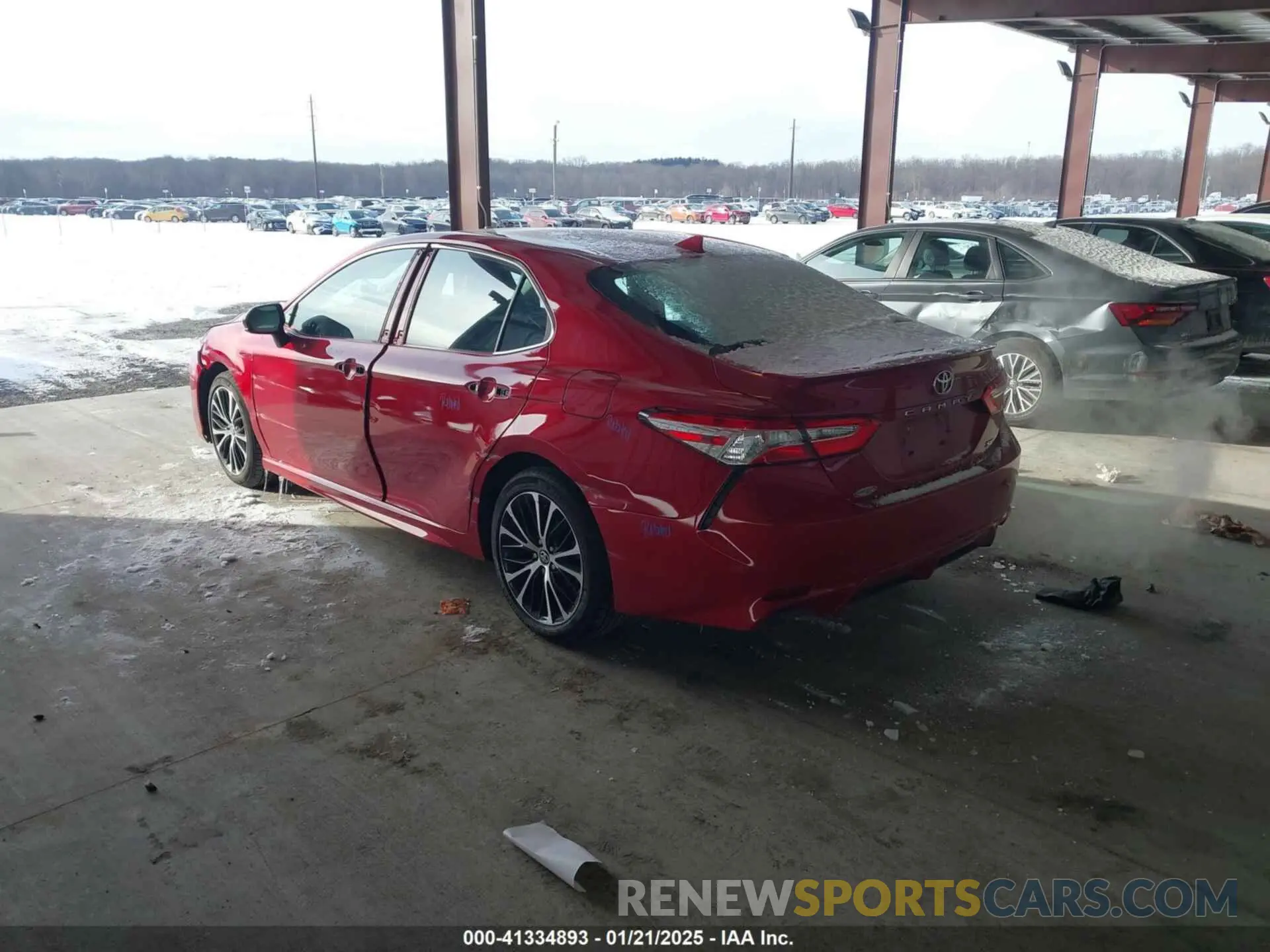 3 fotografías del automóvil dañado 4T1G11AK8LU390307 TOYOTA CAMRY 2020