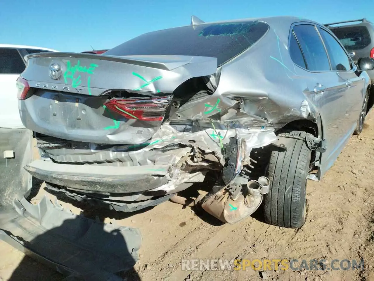 9 fotografías del automóvil dañado 4T1G11AK8LU927502 TOYOTA CAMRY 2020