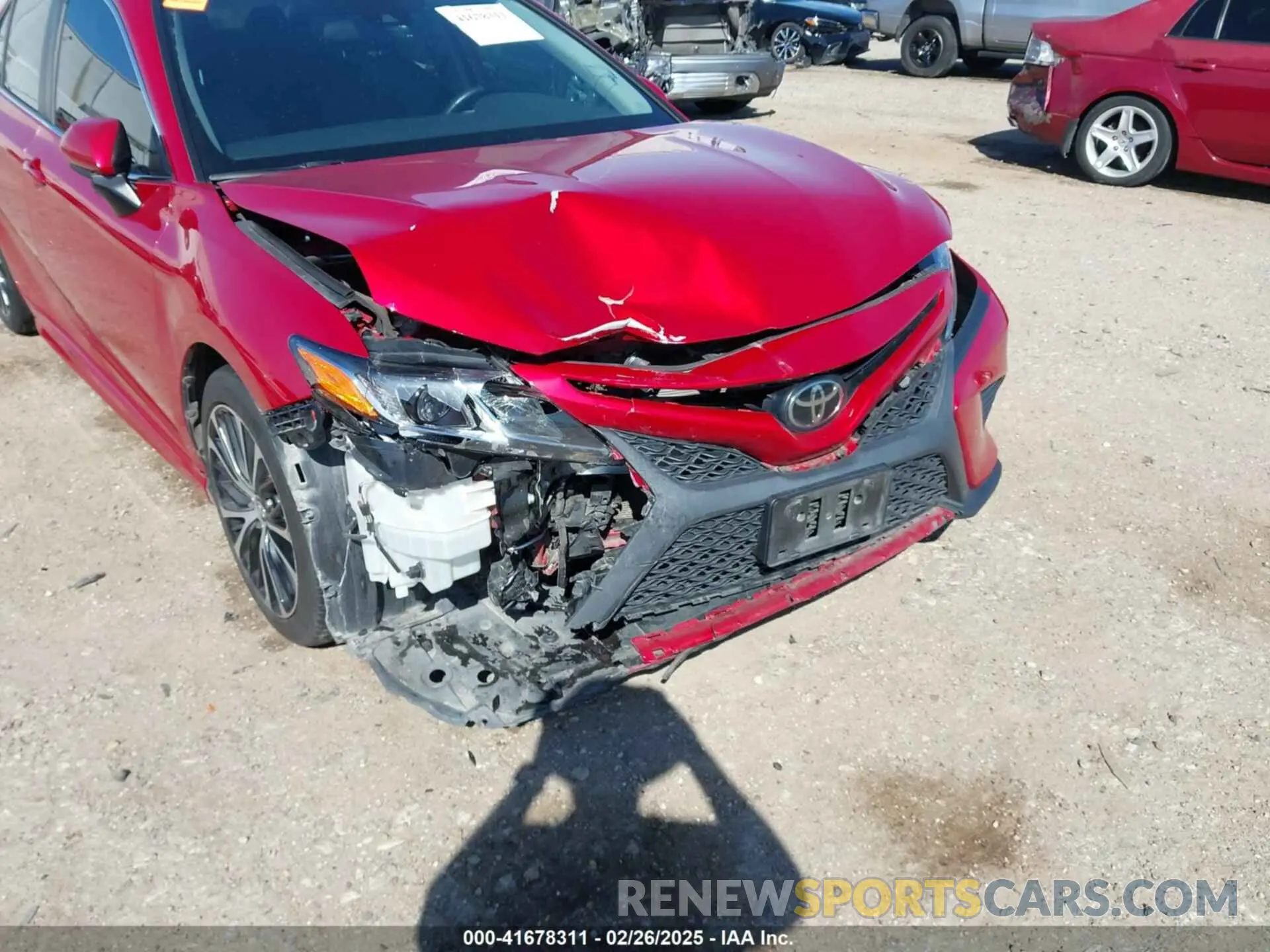 6 fotografías del automóvil dañado 4T1G11AK9LU324140 TOYOTA CAMRY 2020