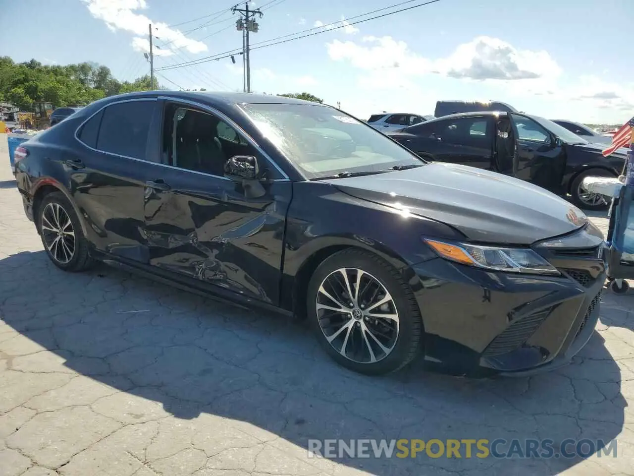 4 fotografías del automóvil dañado 4T1G11AK9LU333095 TOYOTA CAMRY 2020