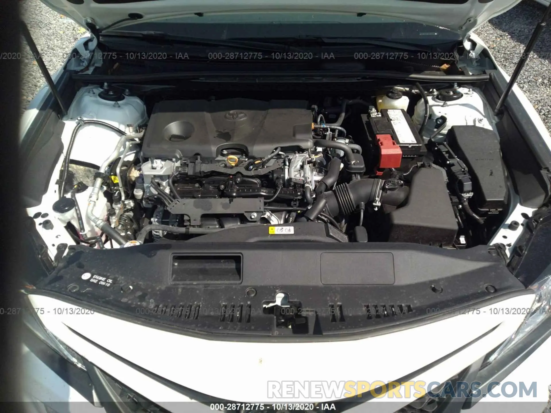 10 fotografías del automóvil dañado 4T1G11AK9LU381289 TOYOTA CAMRY 2020