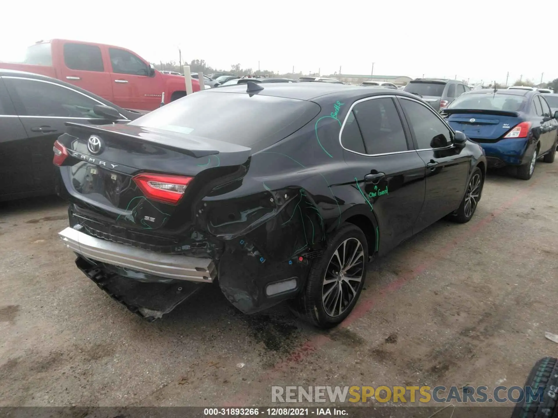 4 fotografías del automóvil dañado 4T1G11AK9LU930215 TOYOTA CAMRY 2020