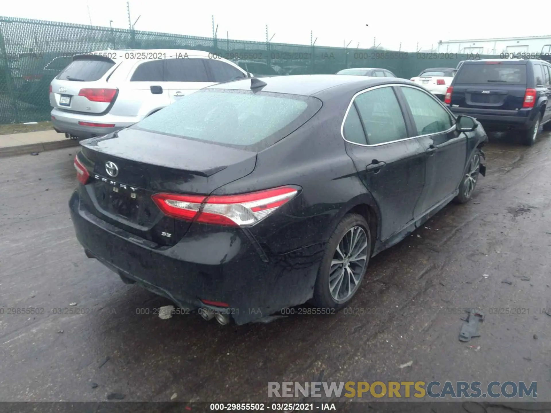 4 fotografías del automóvil dañado 4T1G11AK9LU961903 TOYOTA CAMRY 2020