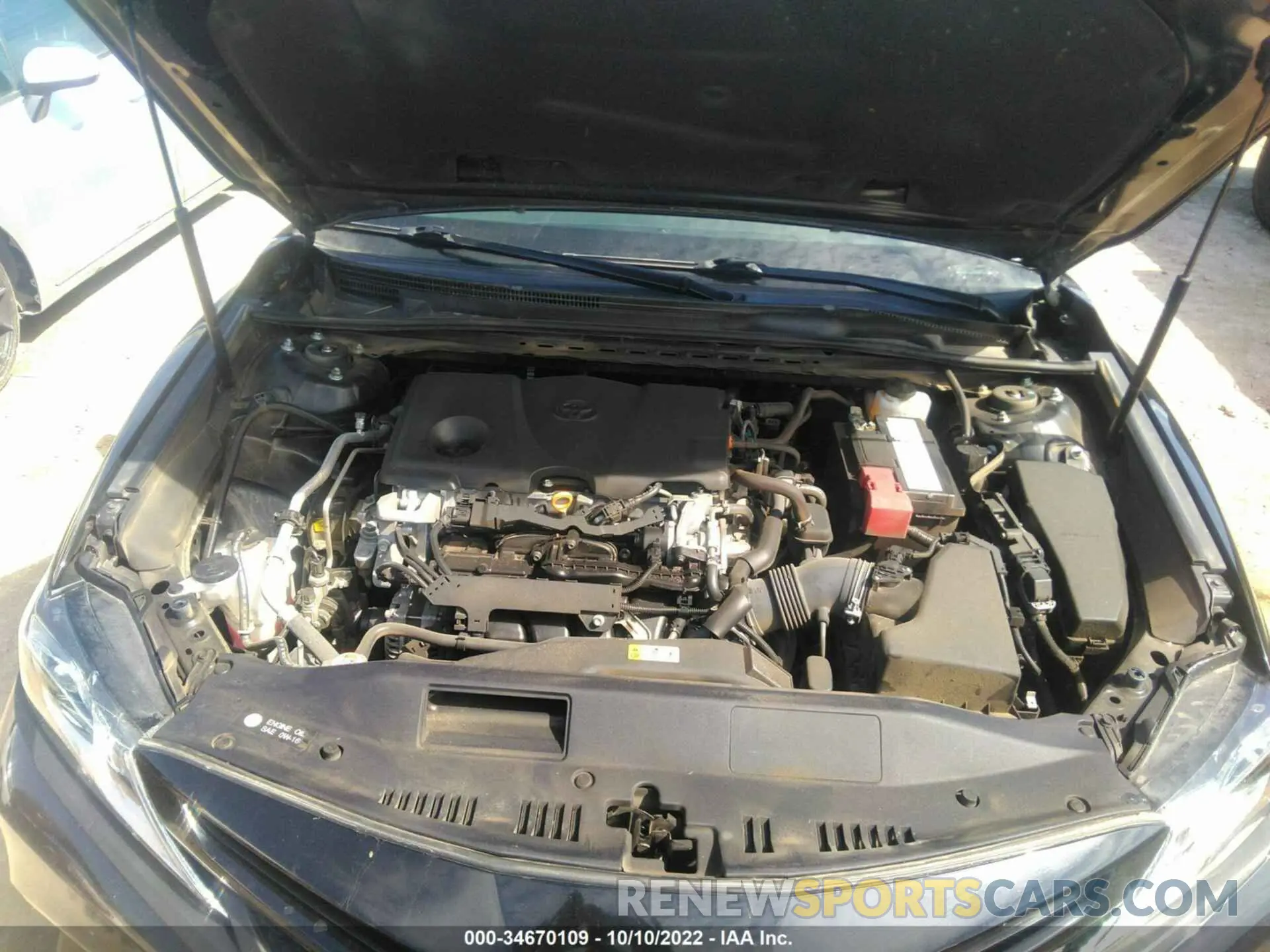 10 fotografías del automóvil dañado 4T1G11AK9LU967295 TOYOTA CAMRY 2020