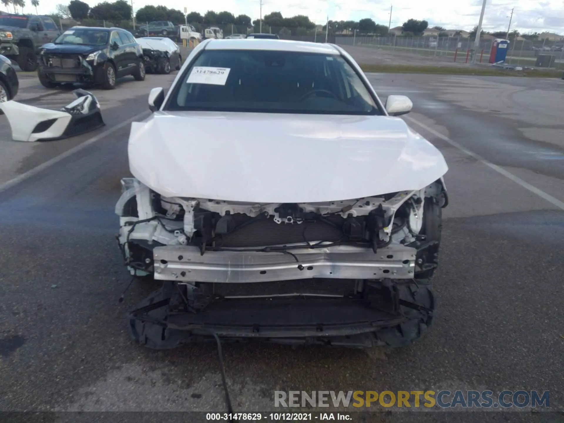 6 fotografías del automóvil dañado 4T1G11AK9LU981536 TOYOTA CAMRY 2020