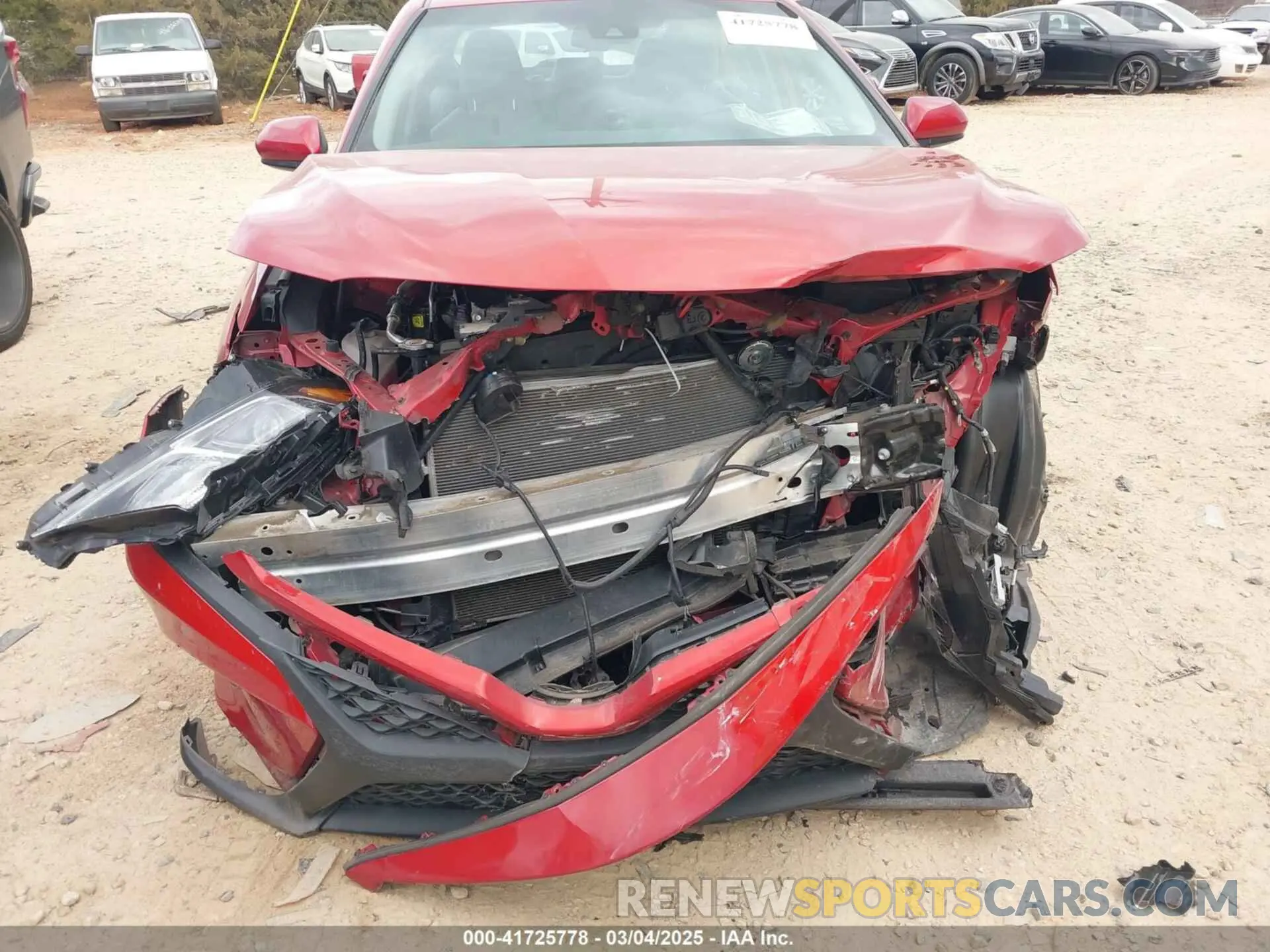 6 fotografías del automóvil dañado 4T1G11AKXLU319013 TOYOTA CAMRY 2020