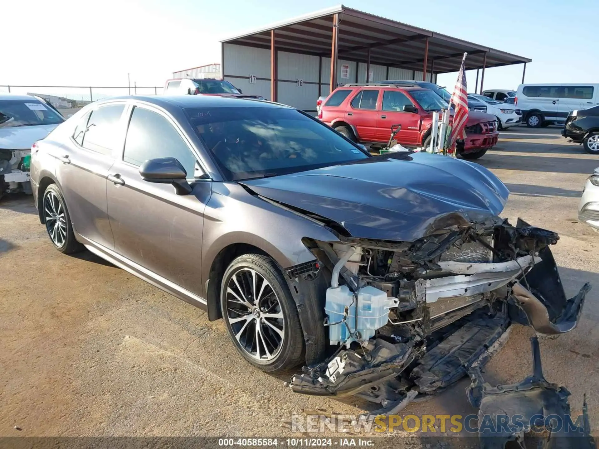 1 fotografías del automóvil dañado 4T1G11AKXLU352366 TOYOTA CAMRY 2020