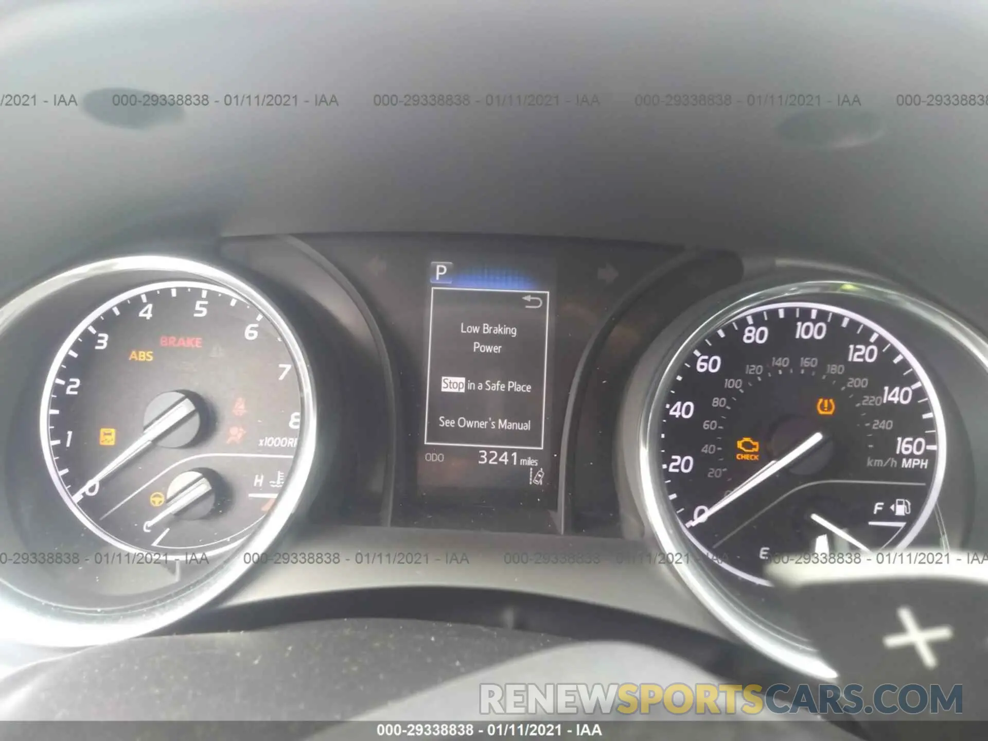 7 fotografías del automóvil dañado 4T1G11AKXLU505635 TOYOTA CAMRY 2020