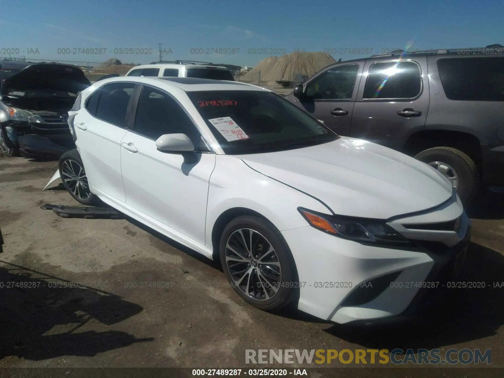 1 fotografías del automóvil dañado 4T1G11AKXLU872535 TOYOTA CAMRY 2020