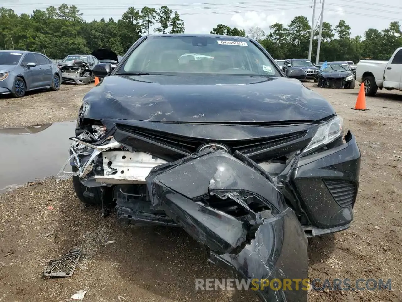 5 fotografías del automóvil dañado 4T1G11AKXLU945564 TOYOTA CAMRY 2020