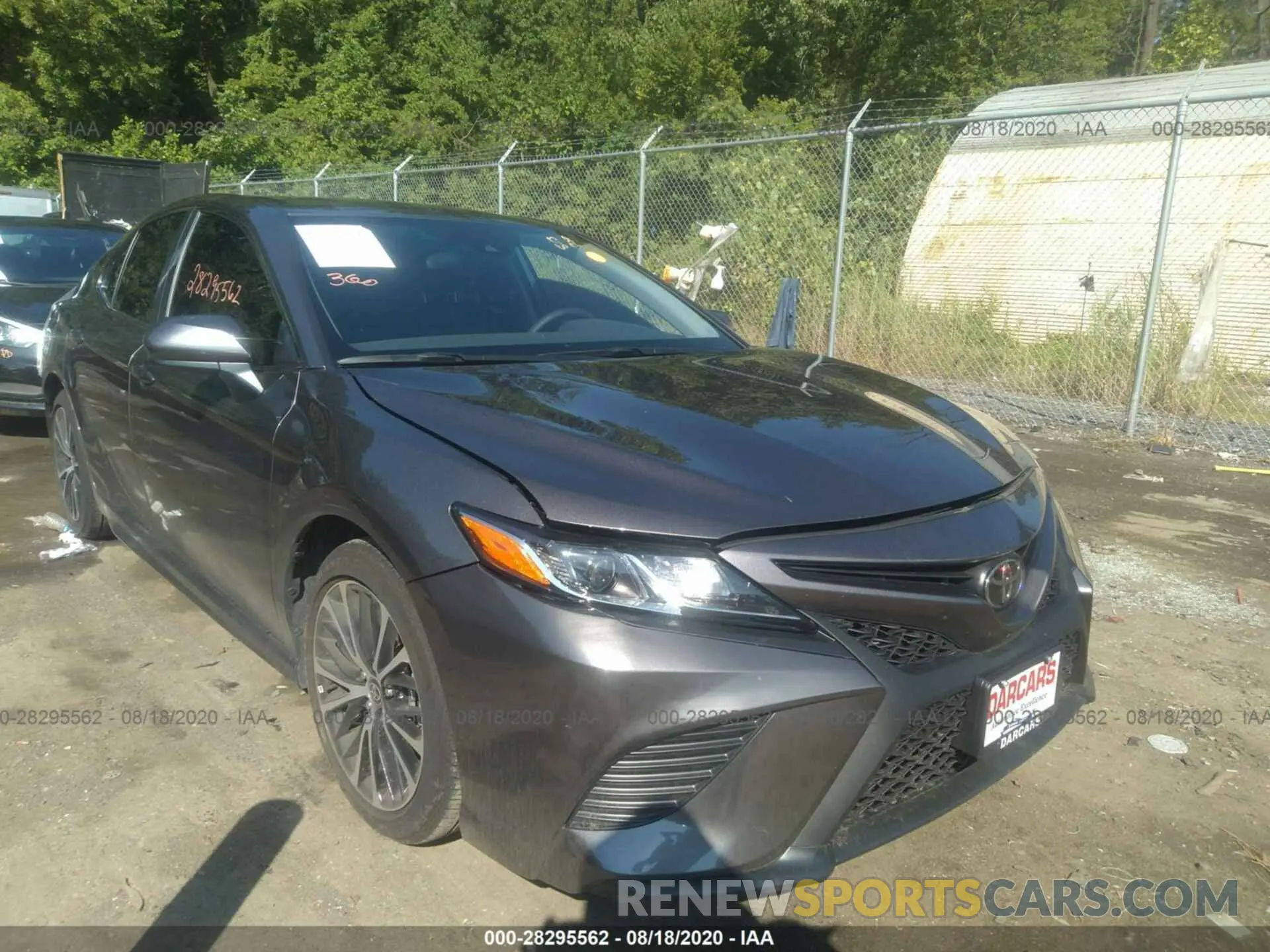 1 fotografías del automóvil dañado 4T1G11AKXLU961859 TOYOTA CAMRY 2020