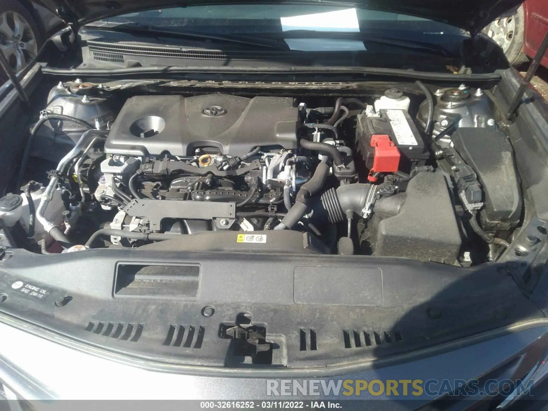 10 fotografías del automóvil dañado 4T1G11AKXLU969623 TOYOTA CAMRY 2020