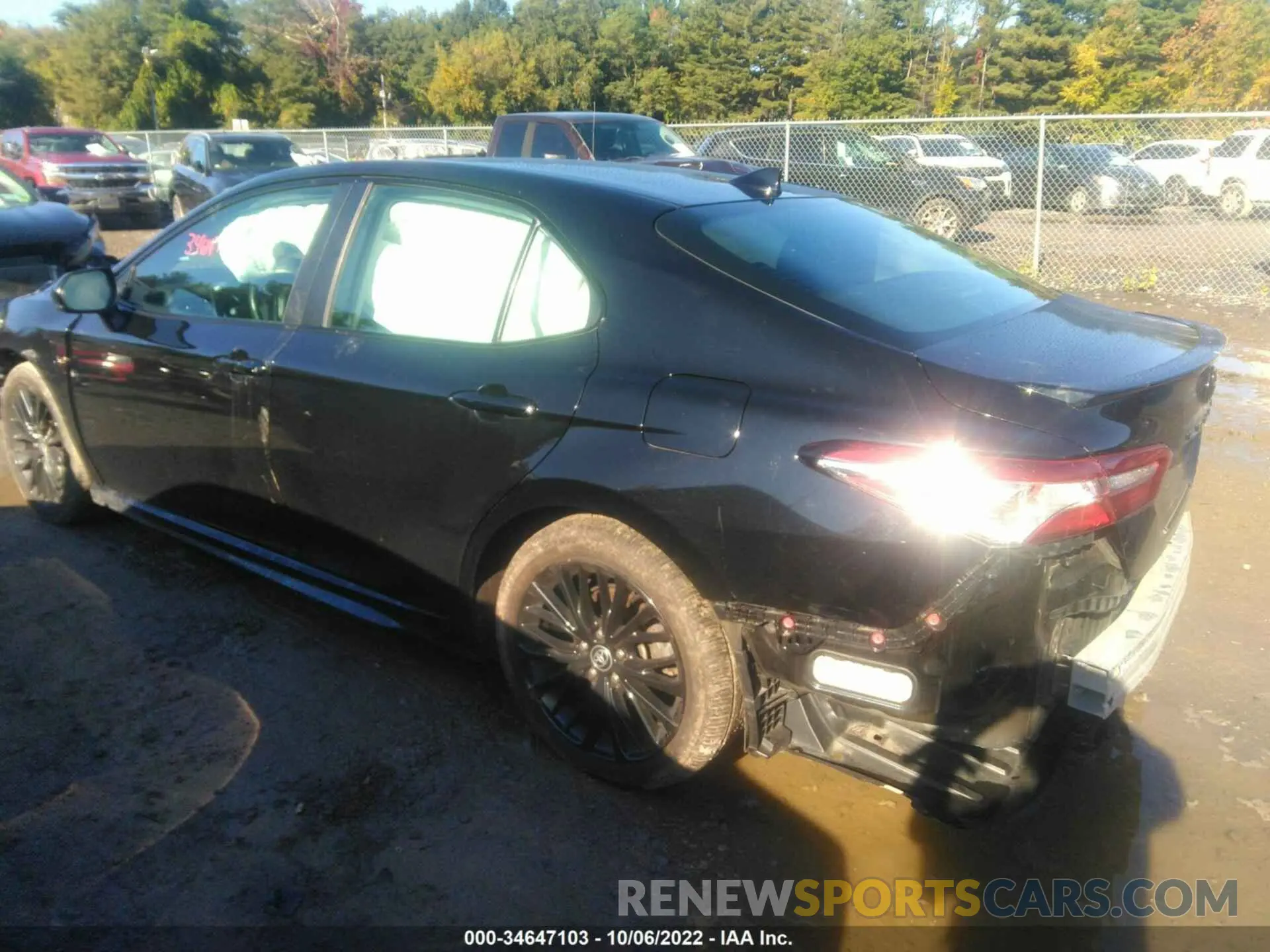 3 fotografías del automóvil dañado 4T1G11BK0LU008348 TOYOTA CAMRY 2020