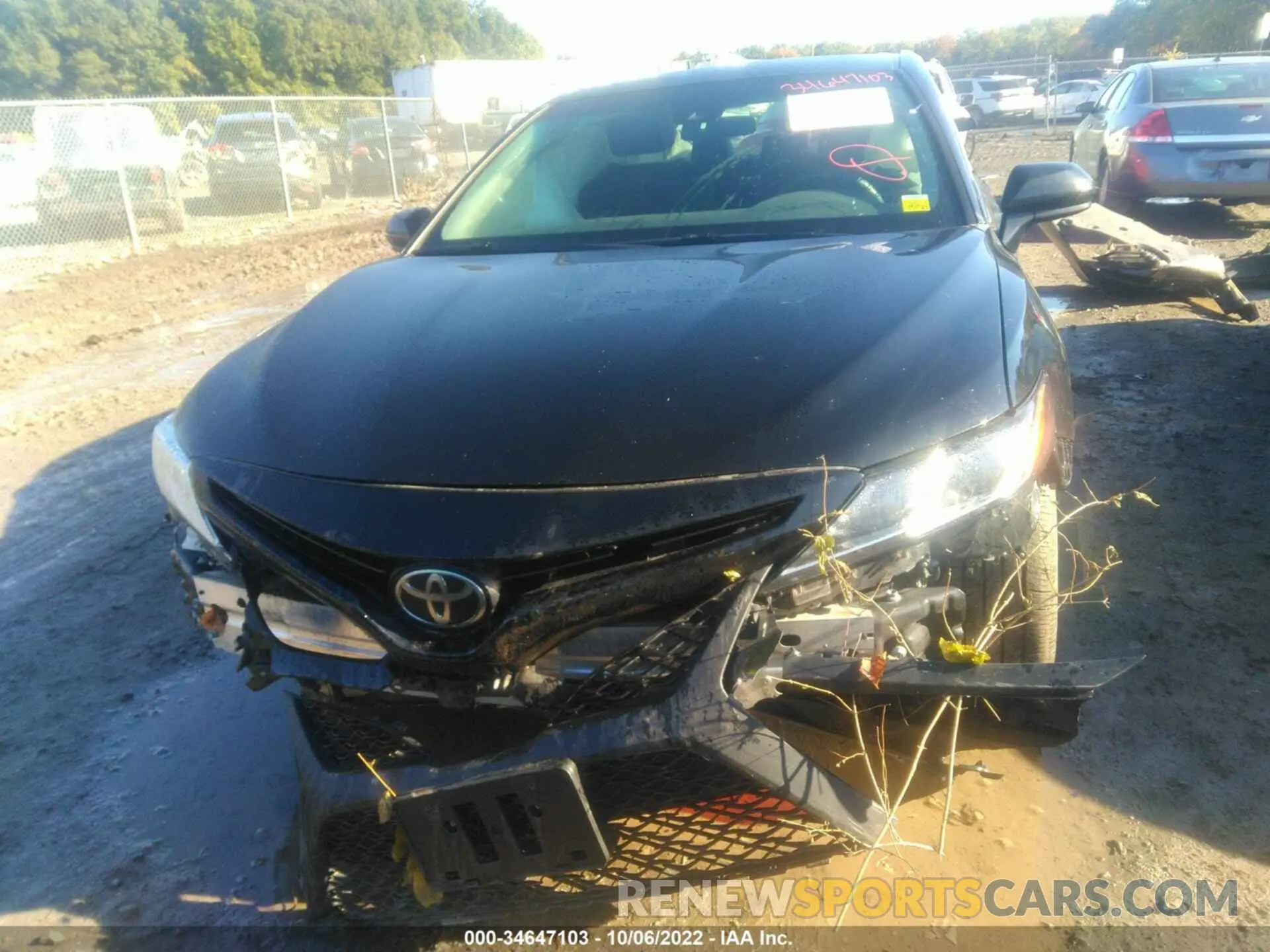 6 fotografías del automóvil dañado 4T1G11BK0LU008348 TOYOTA CAMRY 2020