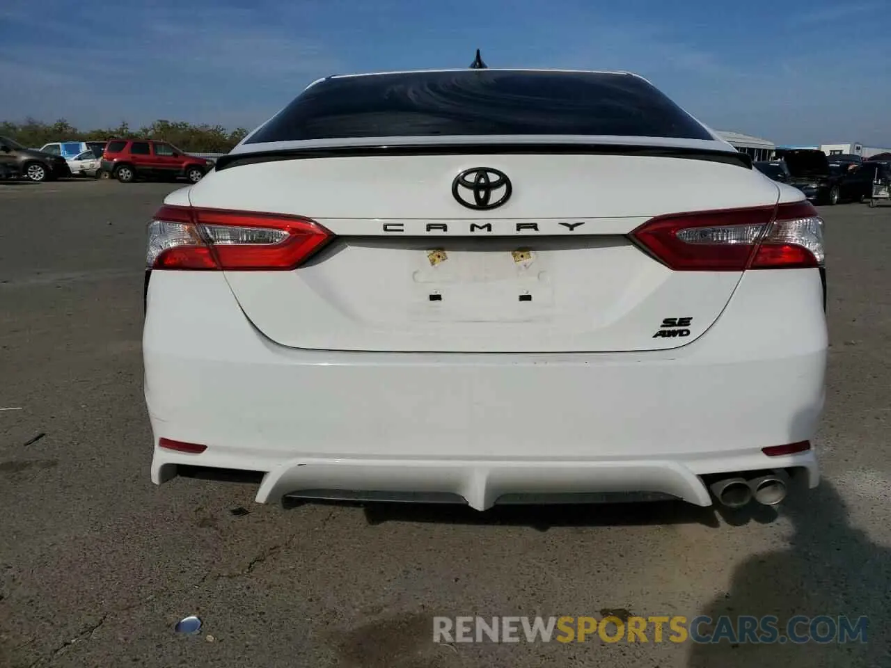 6 fotografías del automóvil dañado 4T1G11BK4LU007848 TOYOTA CAMRY 2020
