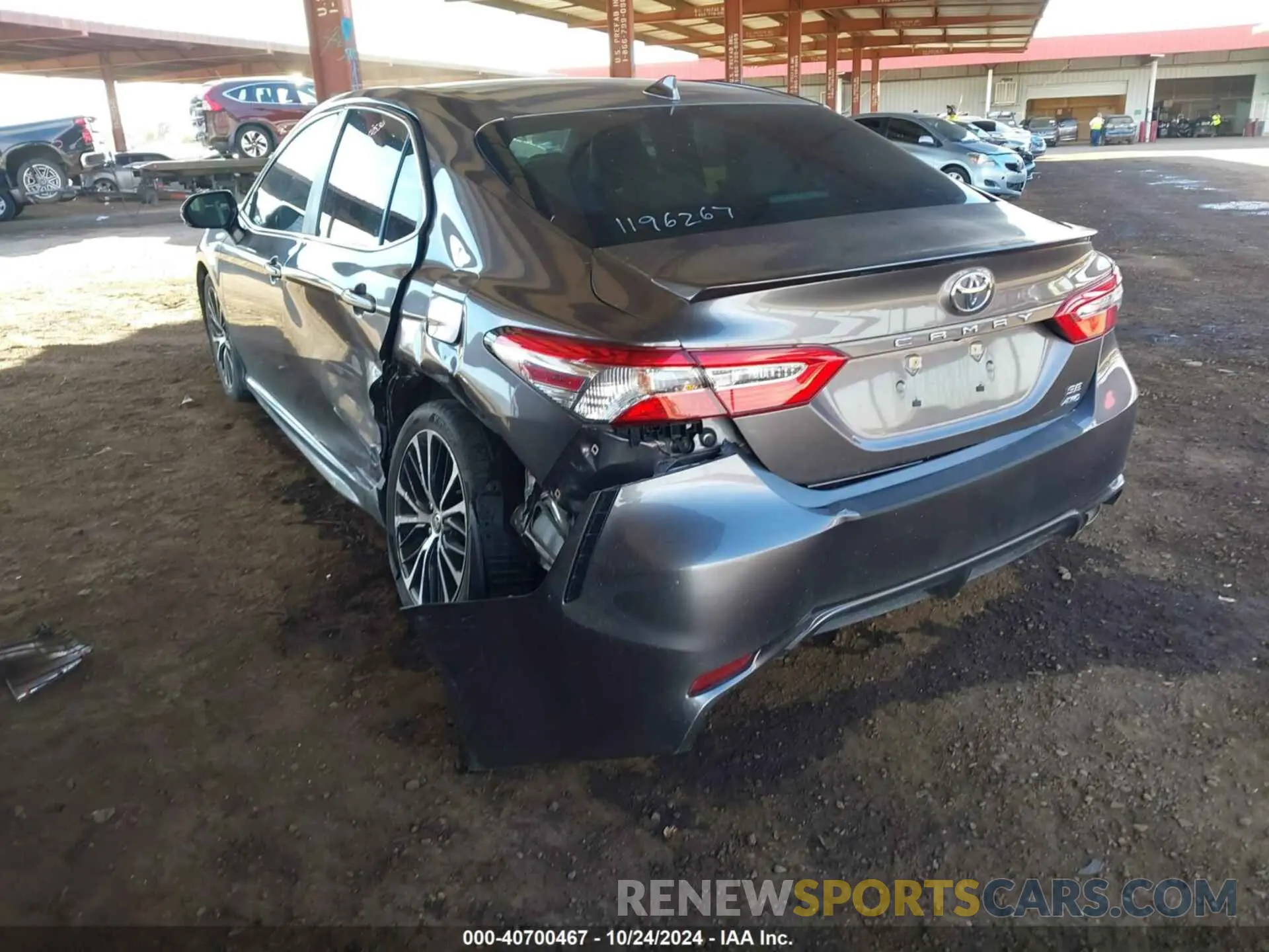 6 fotografías del automóvil dañado 4T1G11BK6LU006183 TOYOTA CAMRY 2020