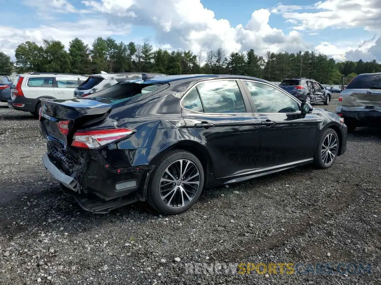 3 fotografías del automóvil dañado 4T1G31AK0LU541215 TOYOTA CAMRY 2020