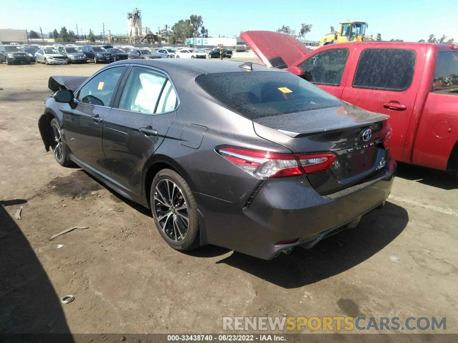 3 fotografías del automóvil dañado 4T1G31AK4LU543081 TOYOTA CAMRY 2020