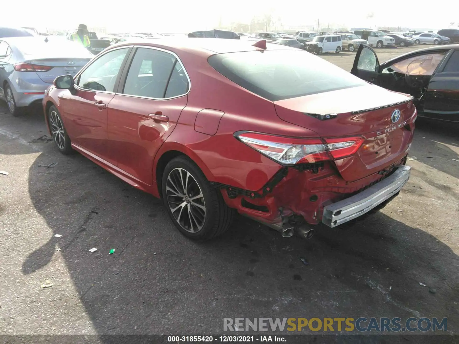 3 fotografías del automóvil dañado 4T1G31AK9LU014645 TOYOTA CAMRY 2020
