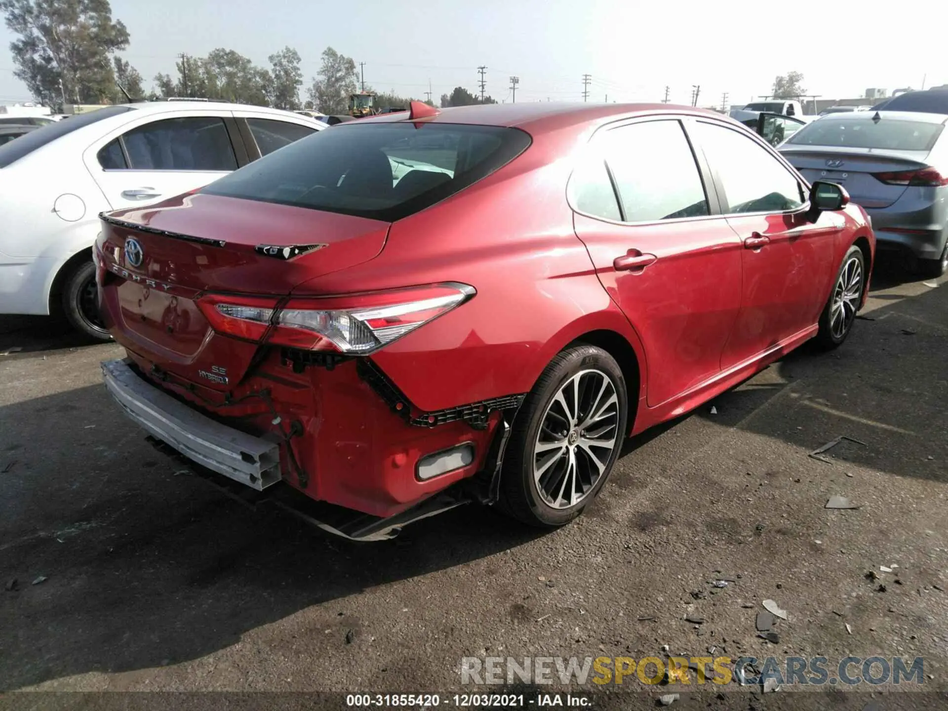 4 fotografías del automóvil dañado 4T1G31AK9LU014645 TOYOTA CAMRY 2020