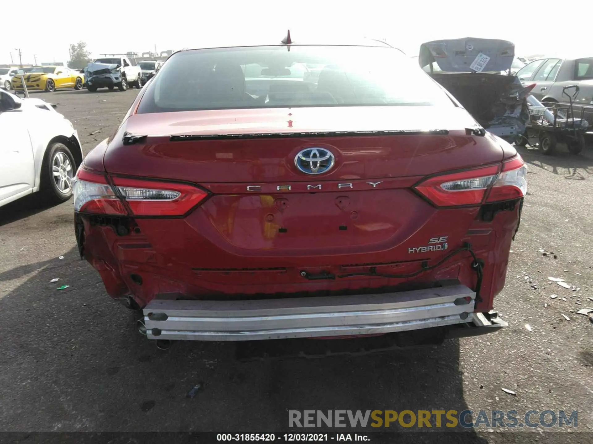 6 fotografías del automóvil dañado 4T1G31AK9LU014645 TOYOTA CAMRY 2020