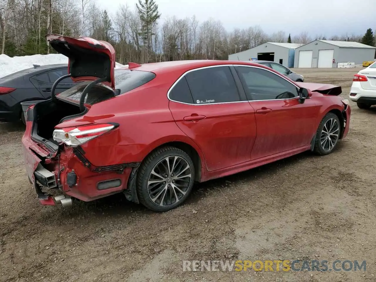 3 fotografías del automóvil dañado 4T1J11AK9LU350839 TOYOTA CAMRY 2020