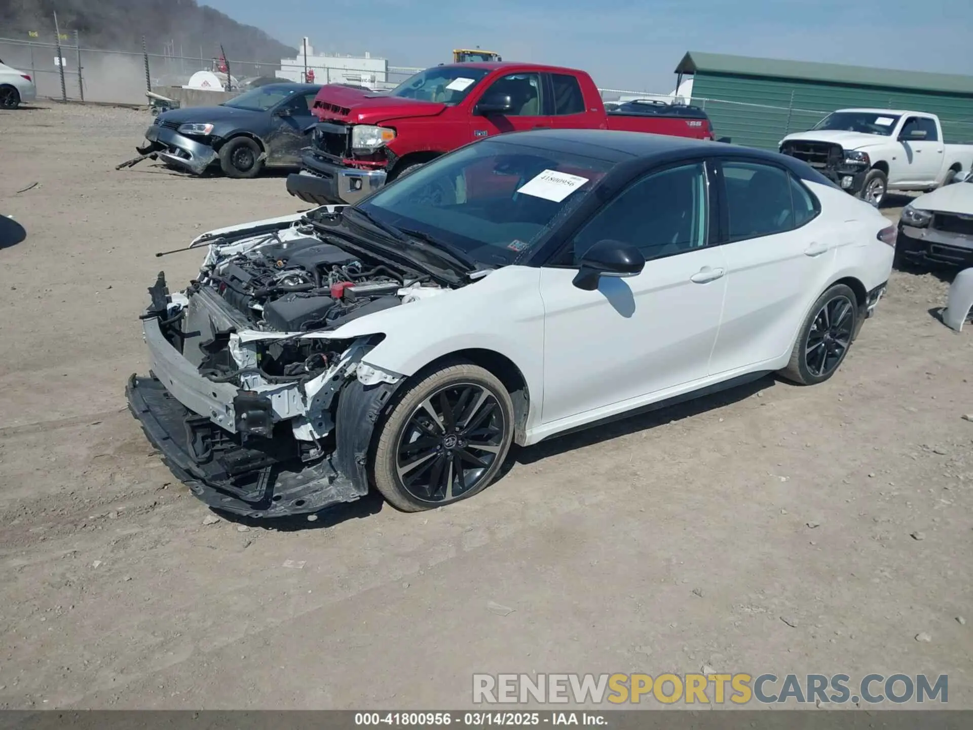 2 fotografías del automóvil dañado 4T1K61AK1LU317081 TOYOTA CAMRY 2020