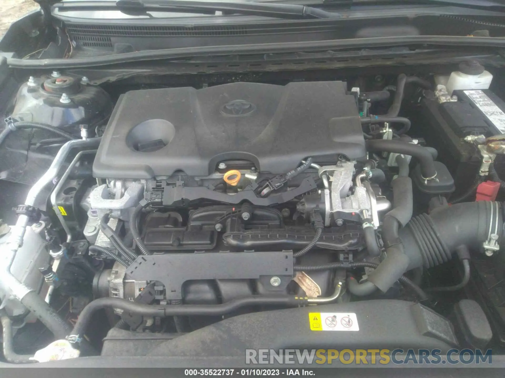 10 fotografías del automóvil dañado 4T1K61AK1LU859636 TOYOTA CAMRY 2020