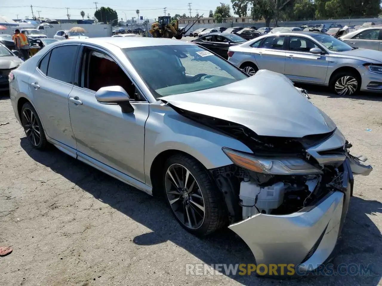 4 fotografías del automóvil dañado 4T1K61AK1LU870474 TOYOTA CAMRY 2020