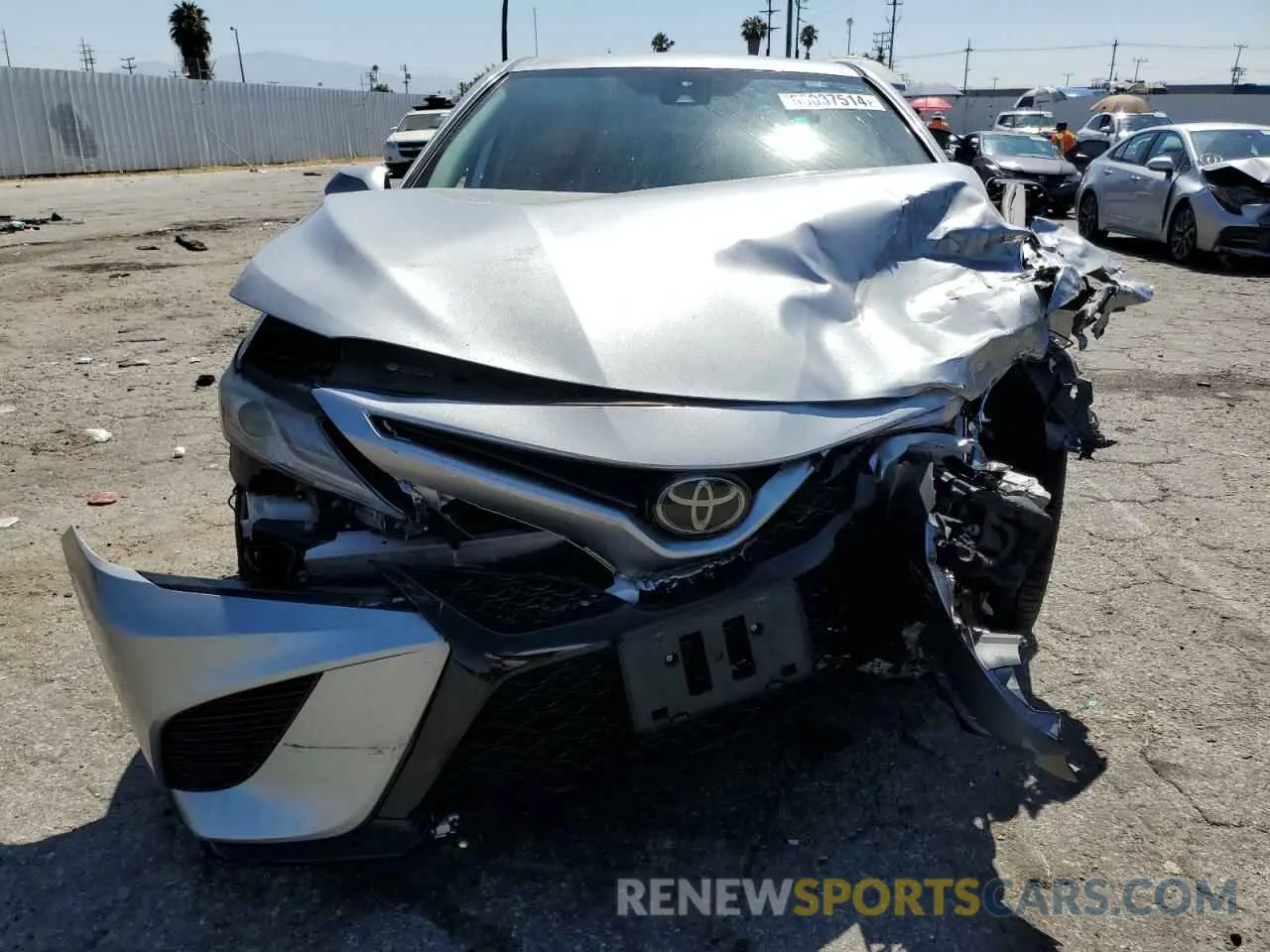 5 fotografías del automóvil dañado 4T1K61AK1LU870474 TOYOTA CAMRY 2020