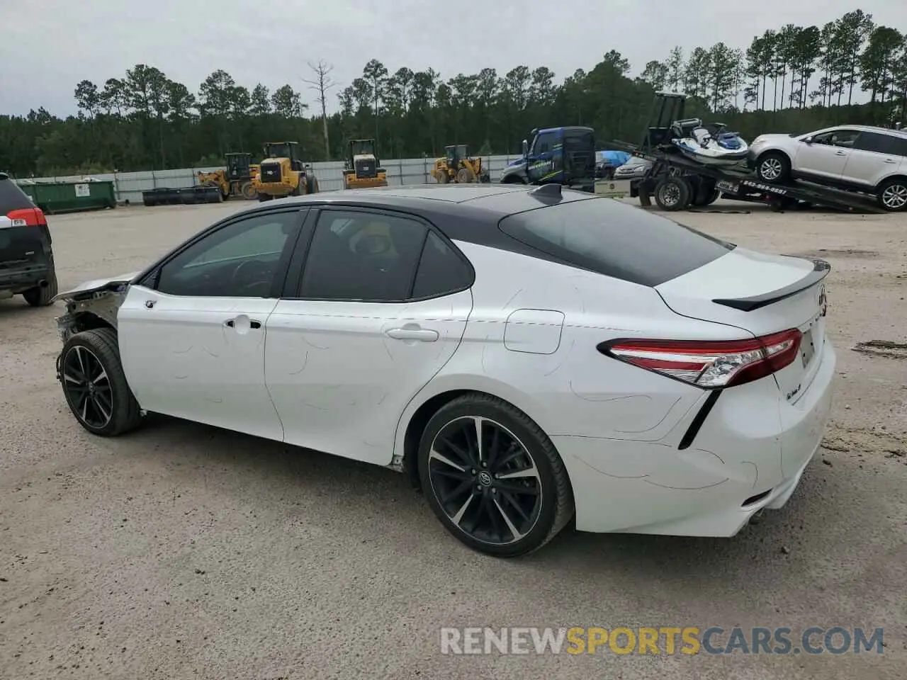 2 fotografías del automóvil dañado 4T1K61AK2LU302878 TOYOTA CAMRY 2020