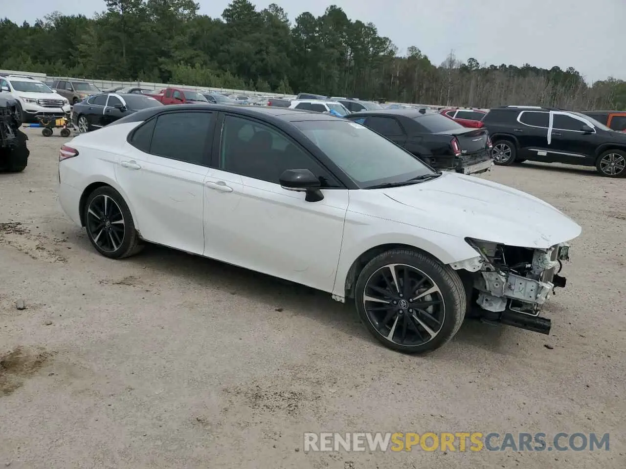 4 fotografías del automóvil dañado 4T1K61AK2LU302878 TOYOTA CAMRY 2020