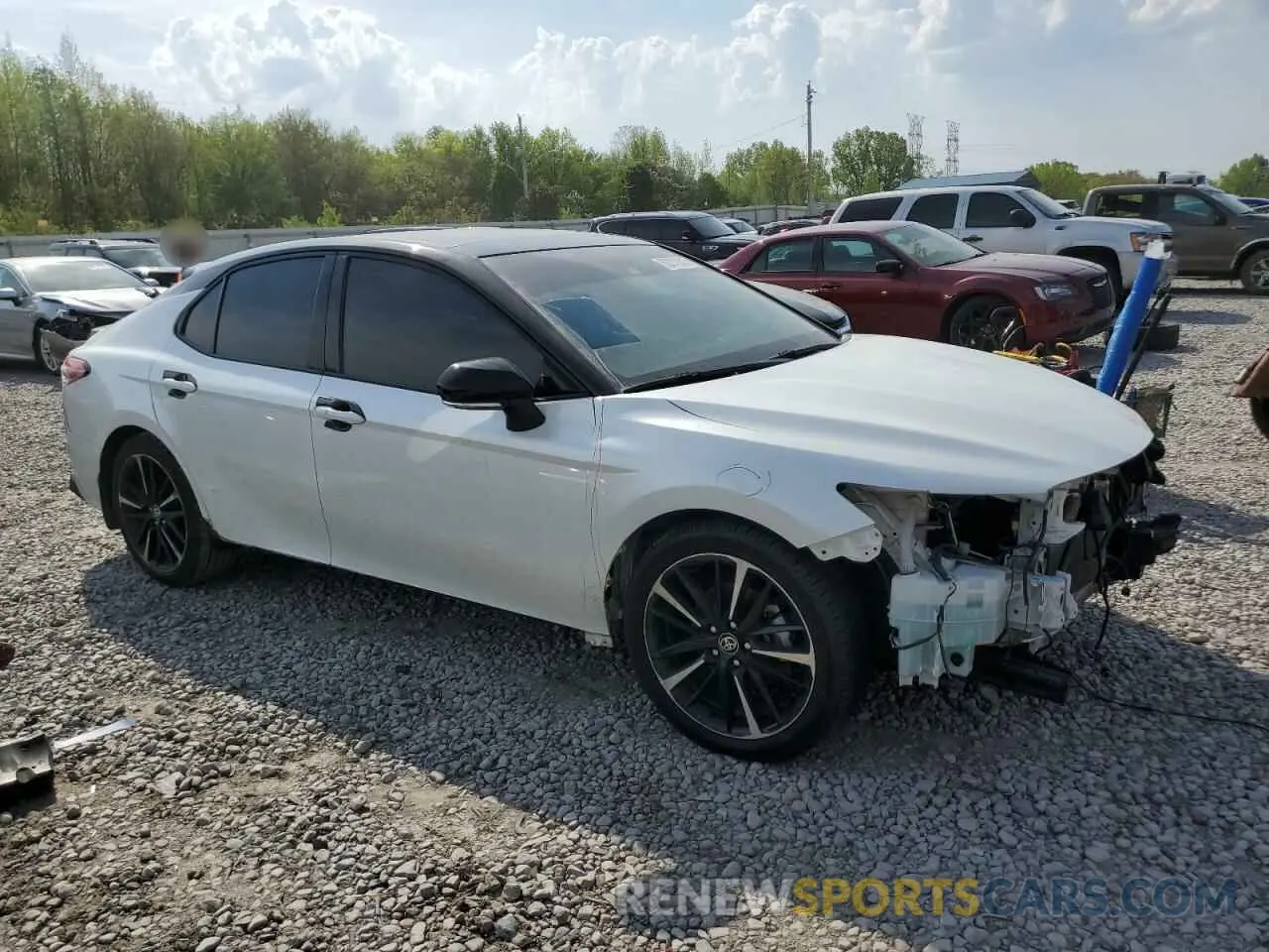 4 fotografías del automóvil dañado 4T1K61AK2LU372719 TOYOTA CAMRY 2020