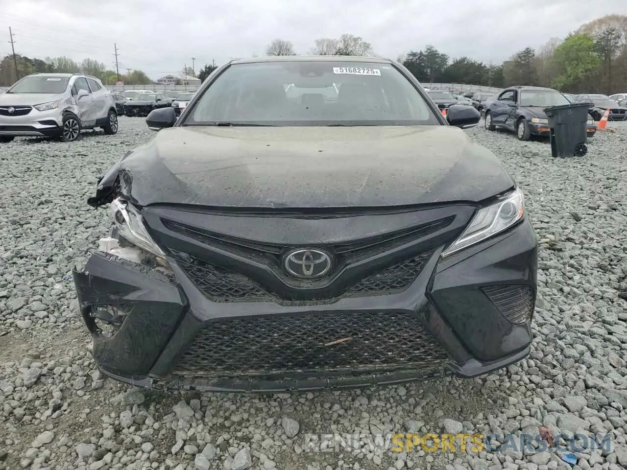 5 fotografías del automóvil dañado 4T1K61AK2LU506161 TOYOTA CAMRY 2020