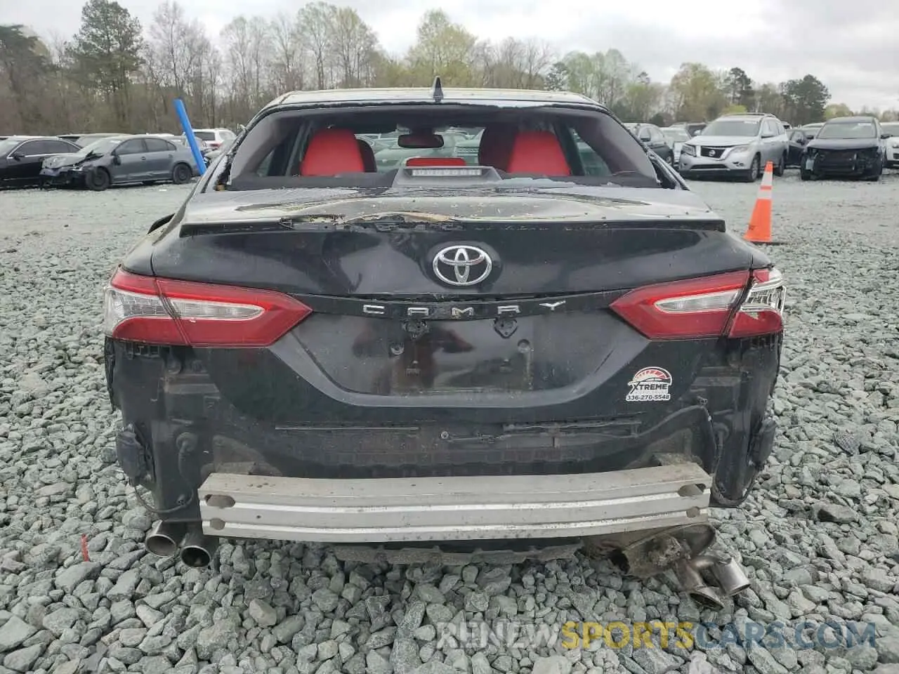 6 fotografías del automóvil dañado 4T1K61AK2LU506161 TOYOTA CAMRY 2020
