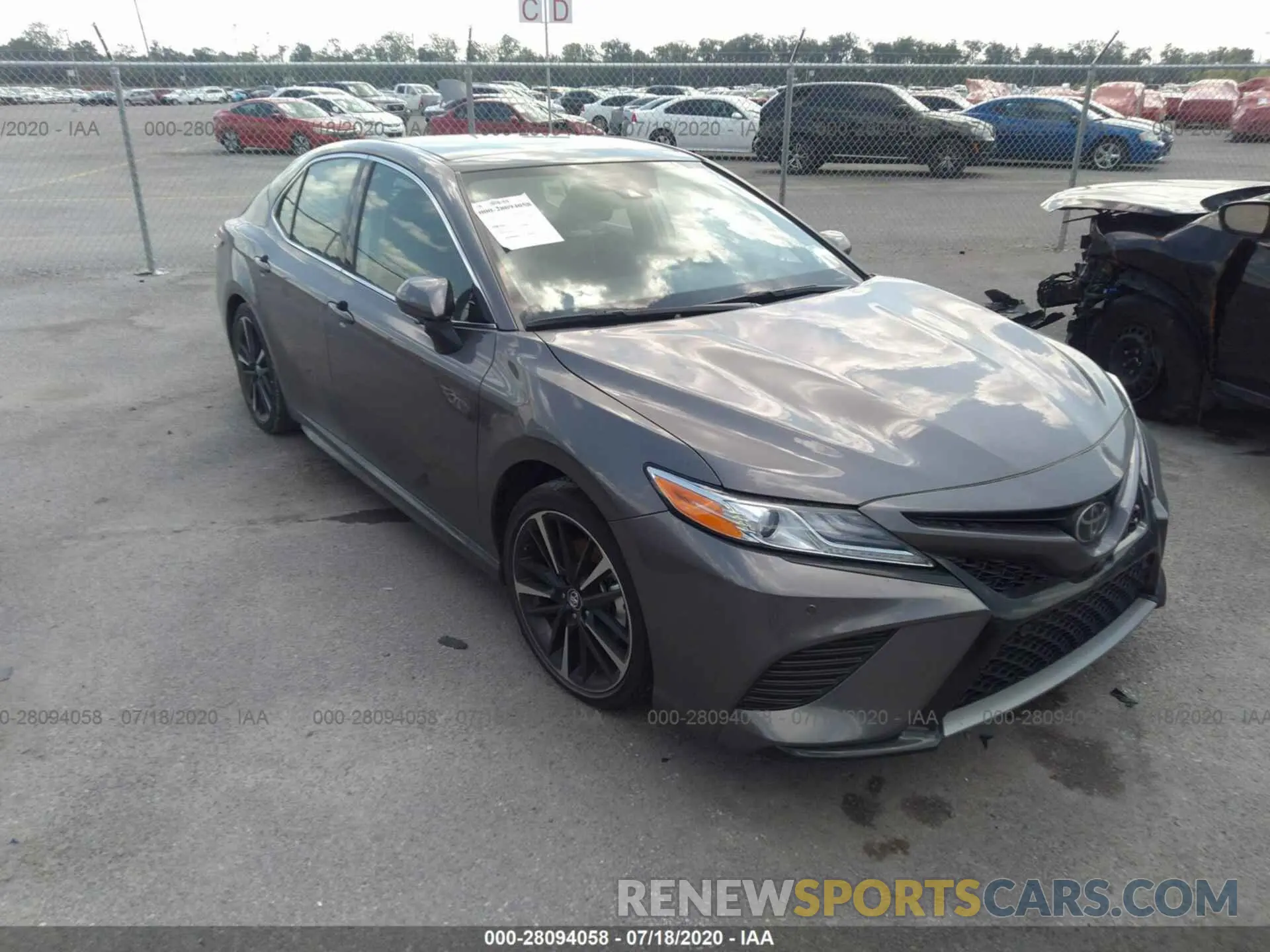 1 fotografías del automóvil dañado 4T1K61AK2LU896422 TOYOTA CAMRY 2020
