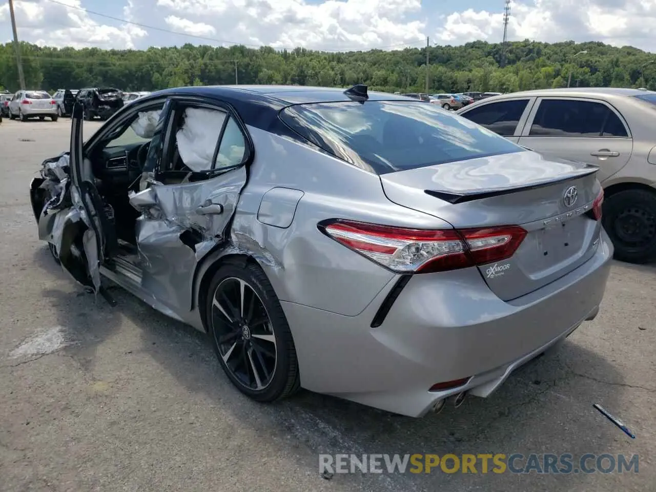 3 fotografías del automóvil dañado 4T1K61AK3LU358635 TOYOTA CAMRY 2020