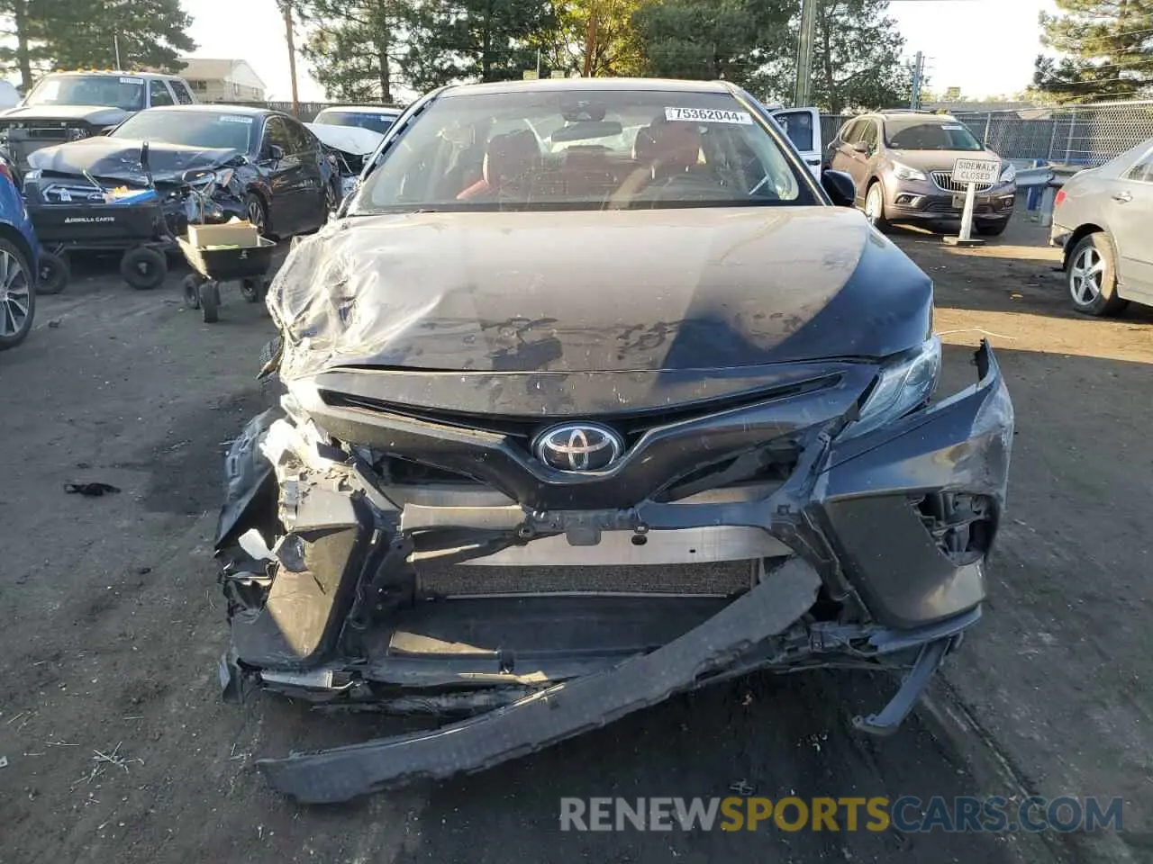 5 fotografías del automóvil dañado 4T1K61AK3LU385057 TOYOTA CAMRY 2020