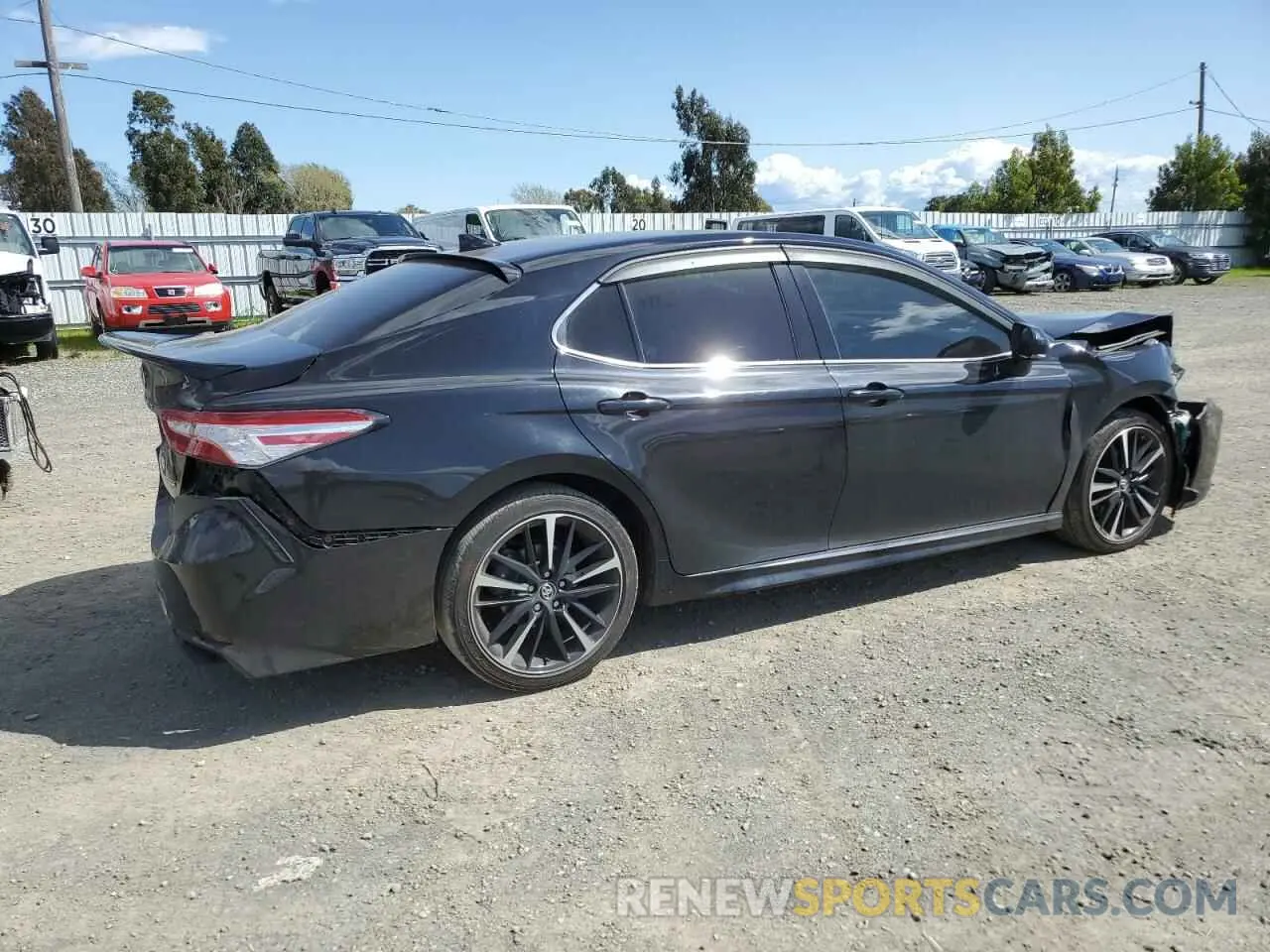 3 fotografías del automóvil dañado 4T1K61AK3LU888412 TOYOTA CAMRY 2020