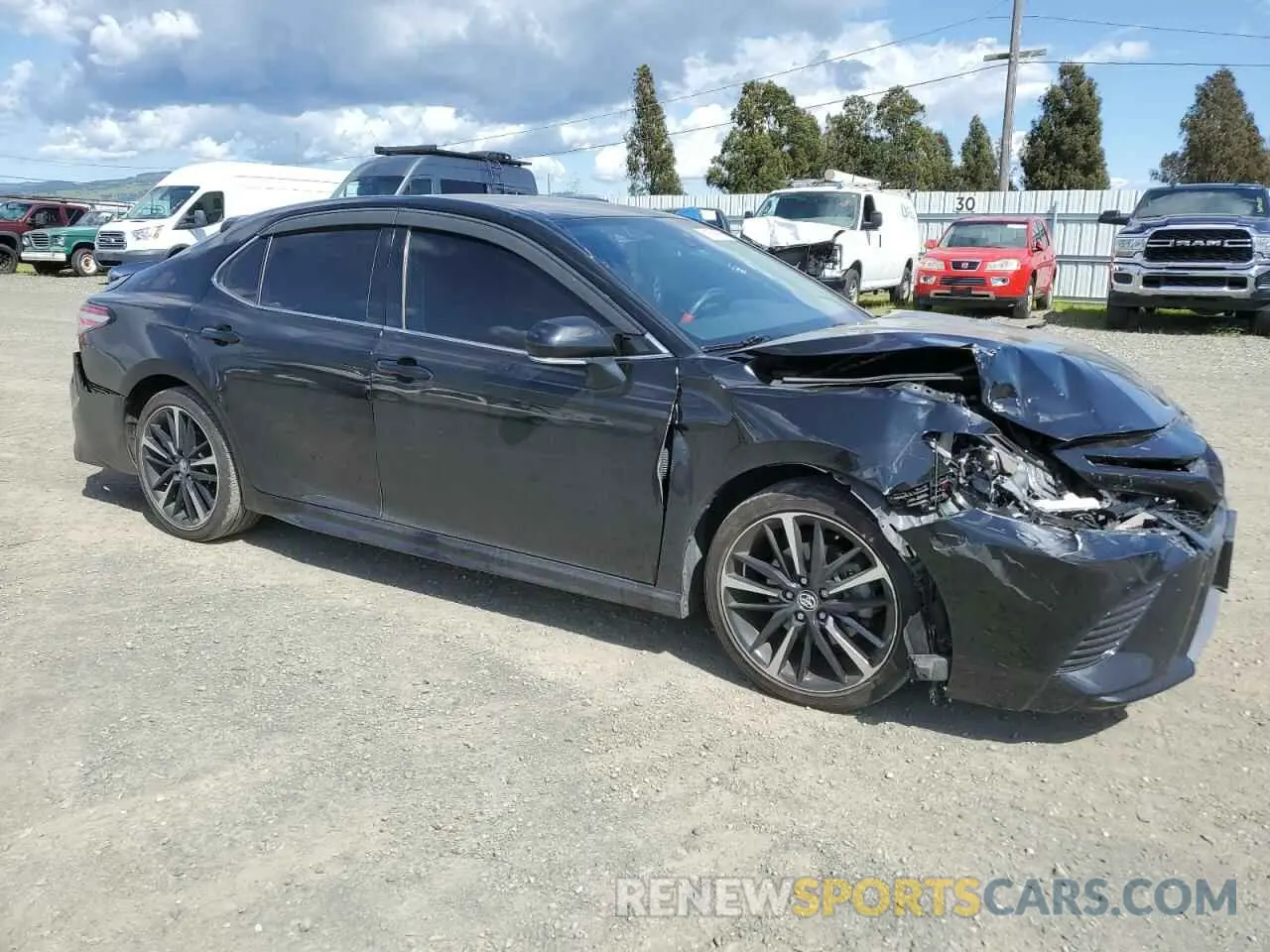 4 fotografías del automóvil dañado 4T1K61AK3LU888412 TOYOTA CAMRY 2020