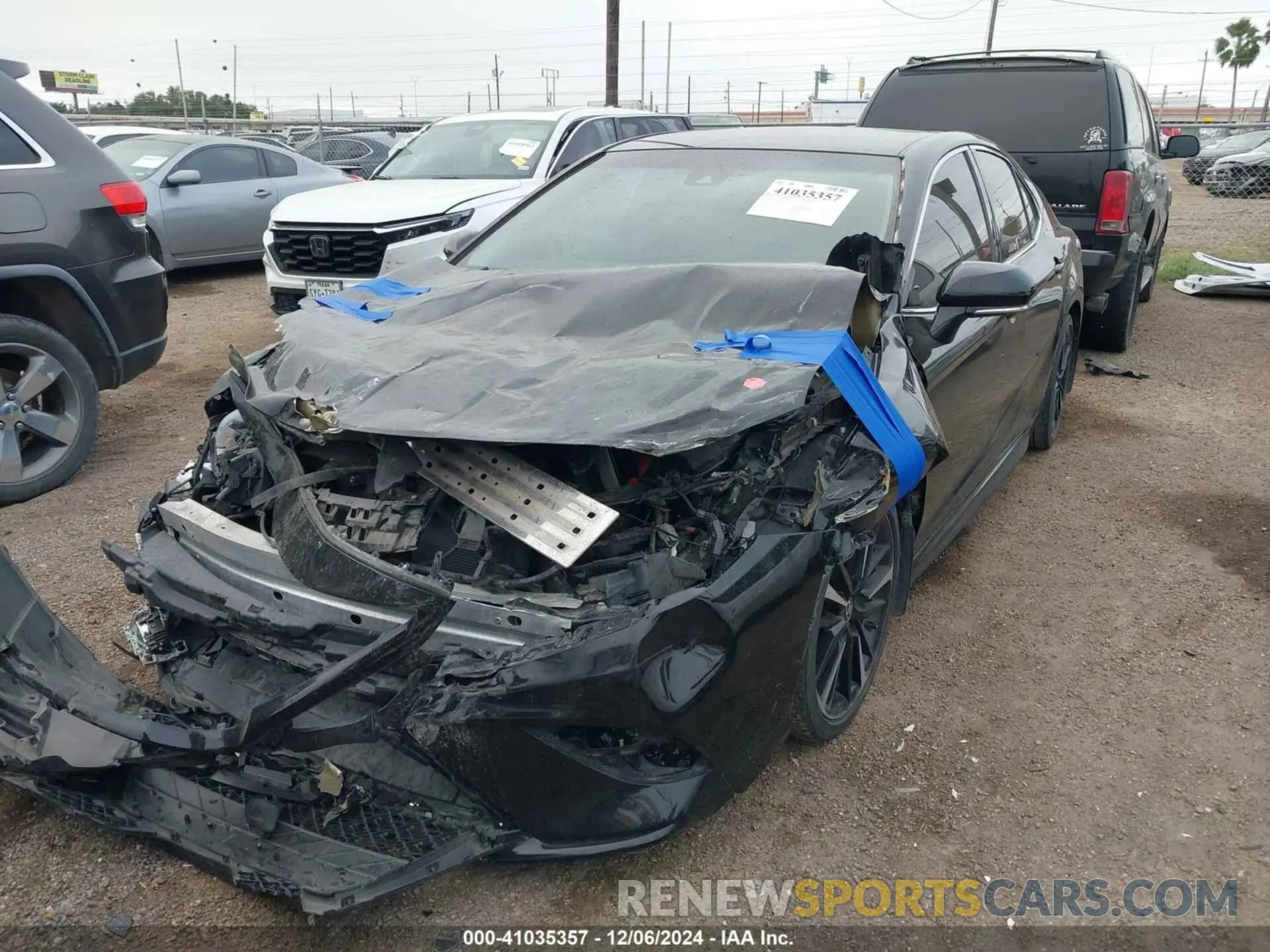 2 fotografías del automóvil dañado 4T1K61AK3LU955462 TOYOTA CAMRY 2020
