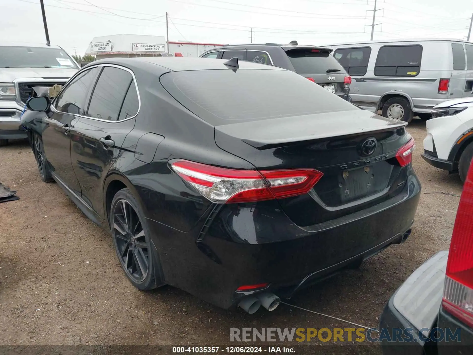 3 fotografías del automóvil dañado 4T1K61AK3LU955462 TOYOTA CAMRY 2020