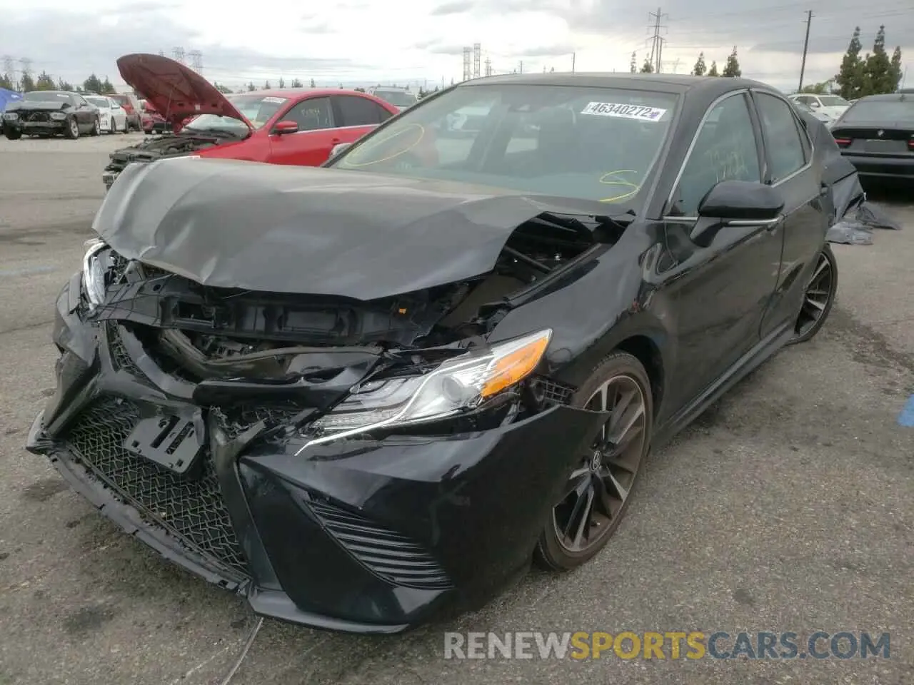 2 fotografías del automóvil dañado 4T1K61AK3LU960788 TOYOTA CAMRY 2020