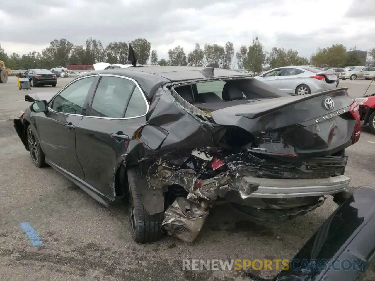 3 fotografías del automóvil dañado 4T1K61AK3LU960788 TOYOTA CAMRY 2020